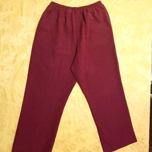 Maroon trousers